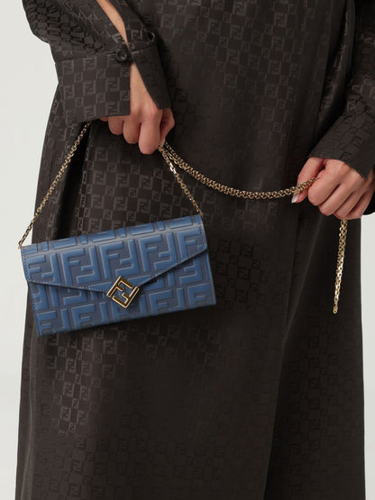 Fendi Wallet Woman Denim