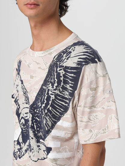 Diesel T Shirt Men Beige