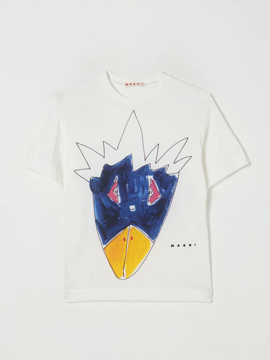 Marni T Shirt Kids Cream