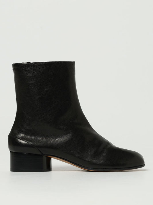 Maison Margiela Flat Ankle Boots Woman Black