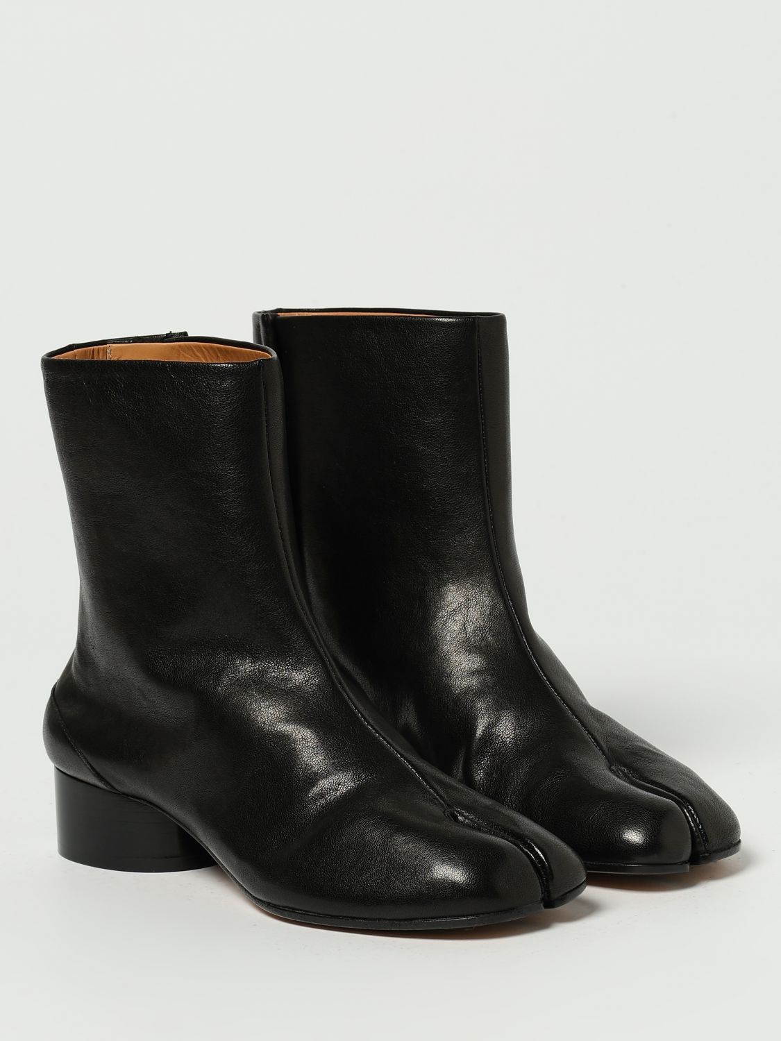 Maison Margiela Flat Ankle Boots Woman Black