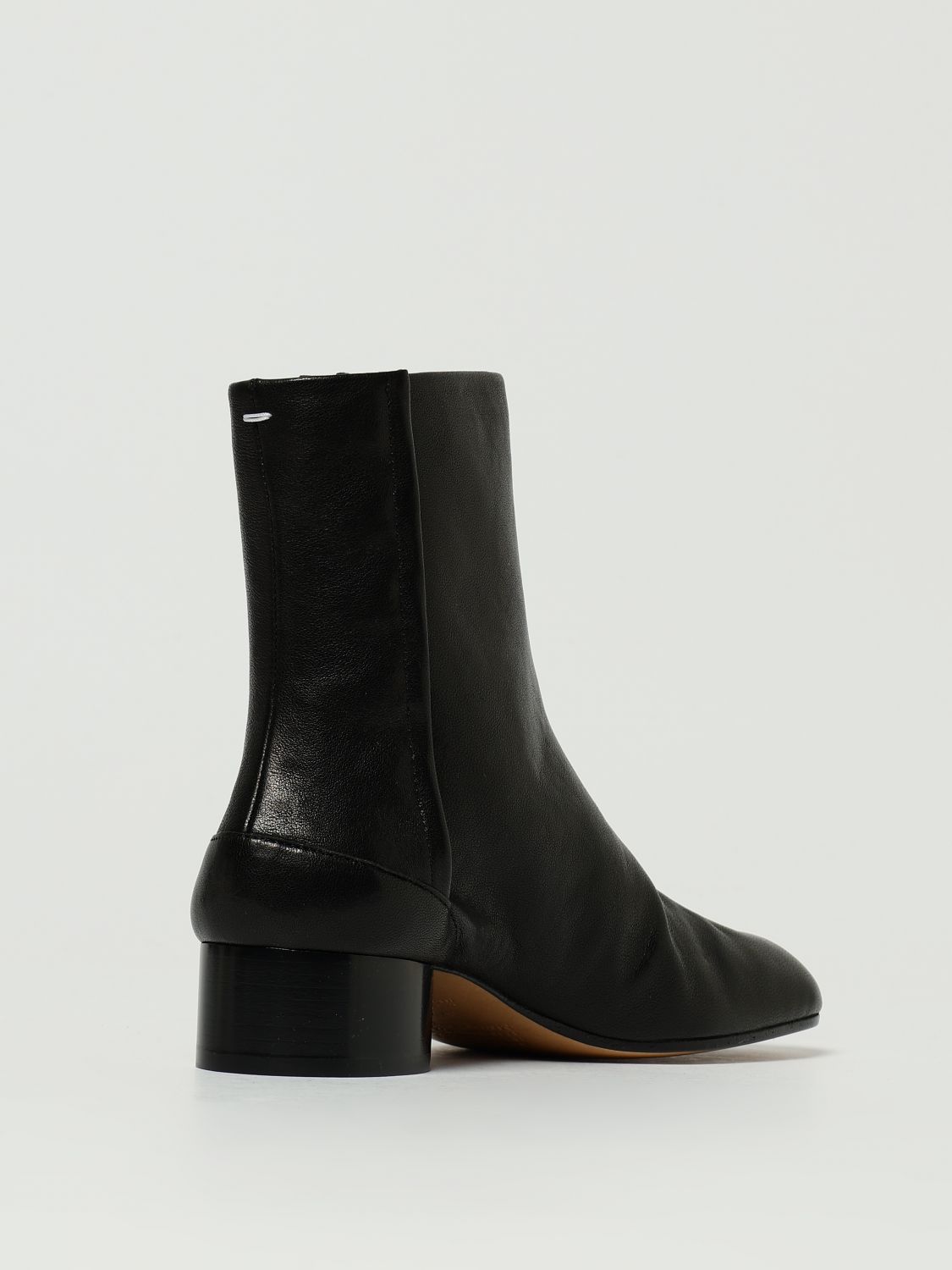 Maison Margiela Flat Ankle Boots Woman Black