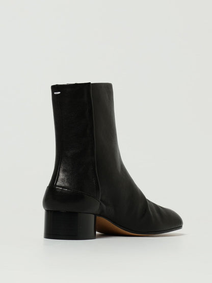 Maison Margiela Flat Ankle Boots Woman Black