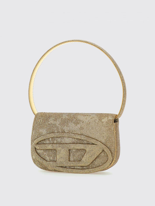Diesel Shoulder Bag Woman Gold