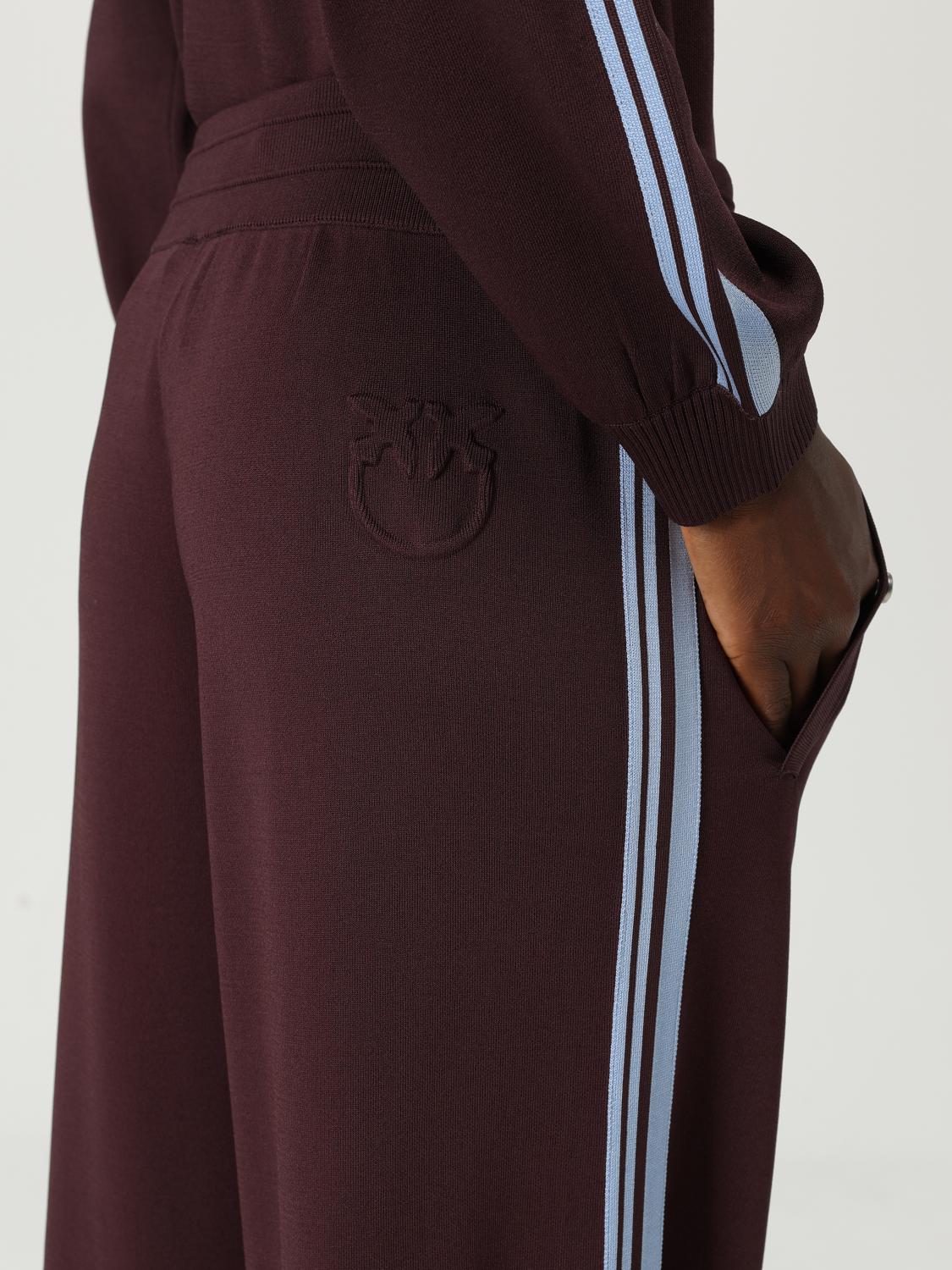 Pinko Pants Woman Burgundy