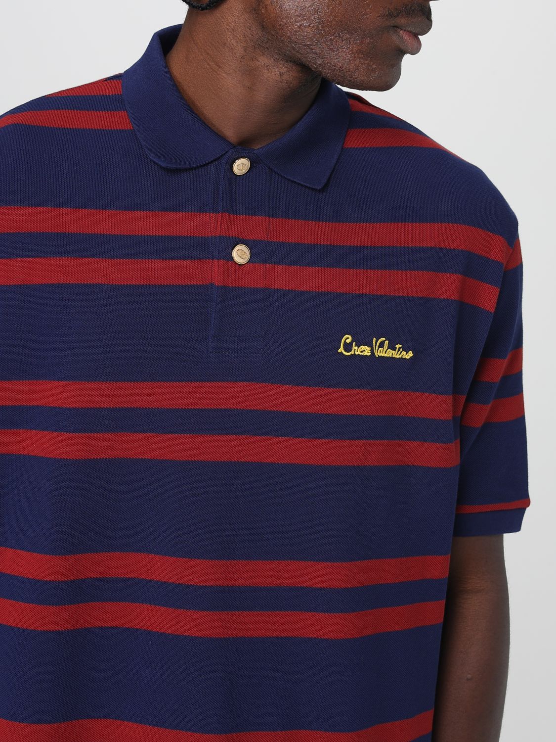 Valentino Polo Shirt Men Red