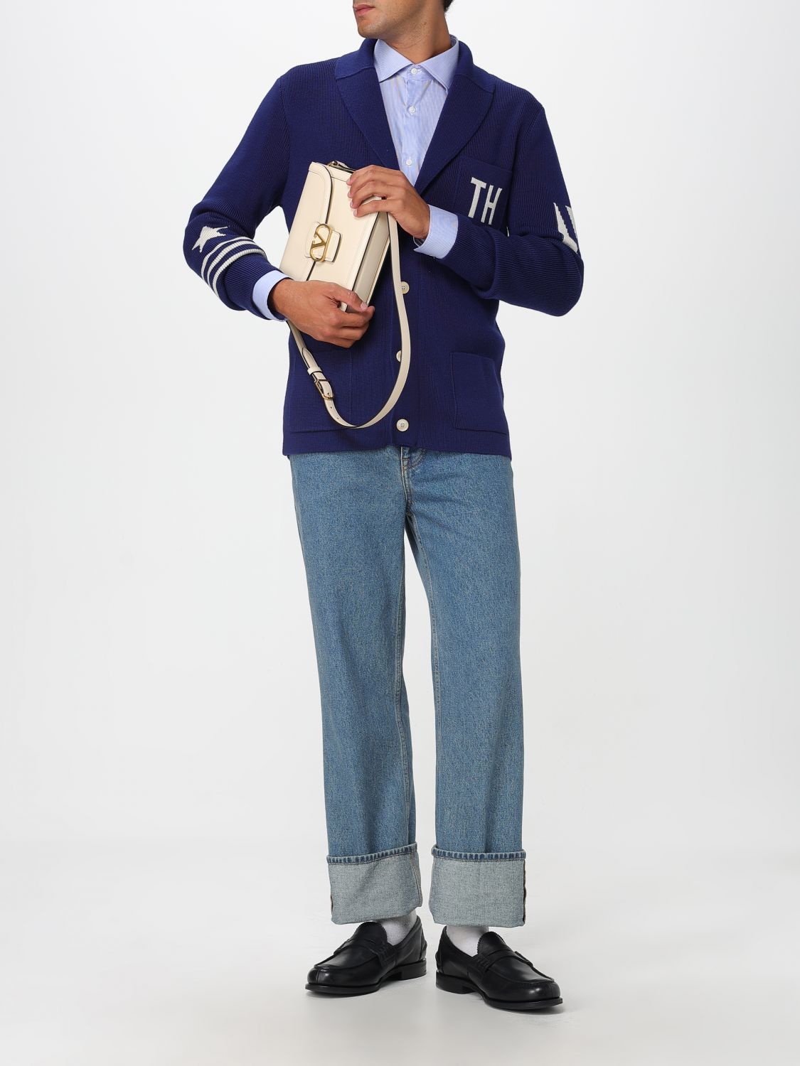 Valentino Cardigan Men Butter