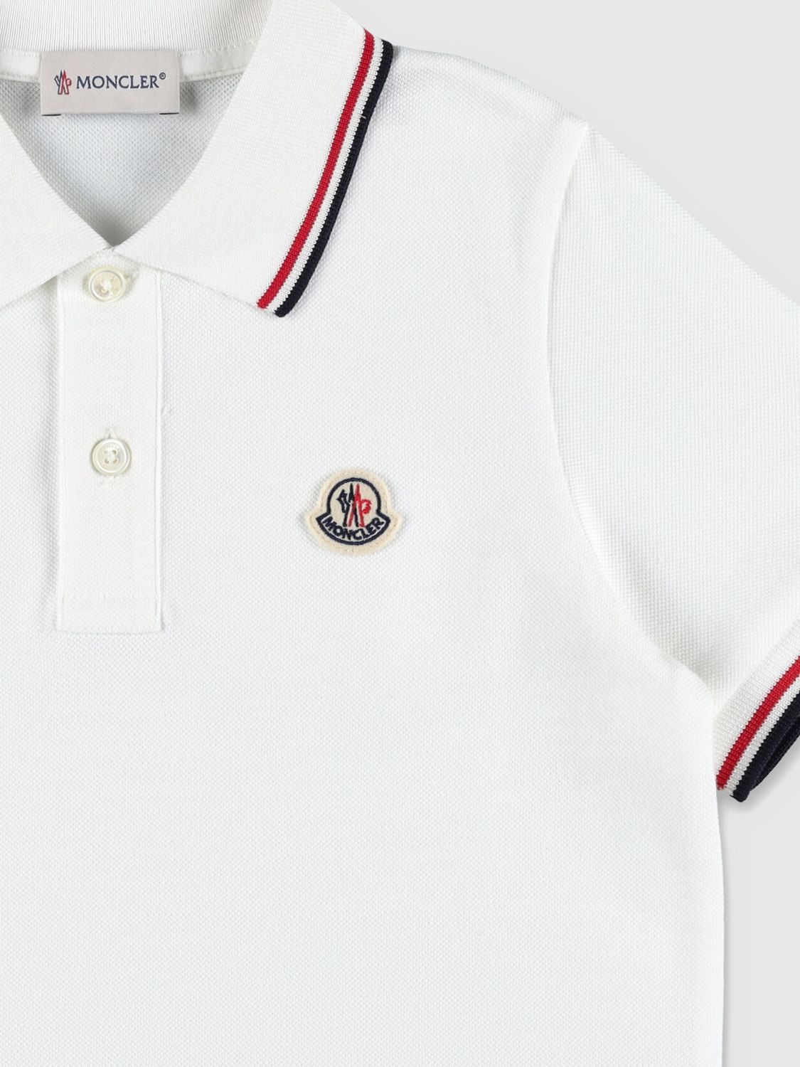 Moncler Polo Shirt Kids Blue