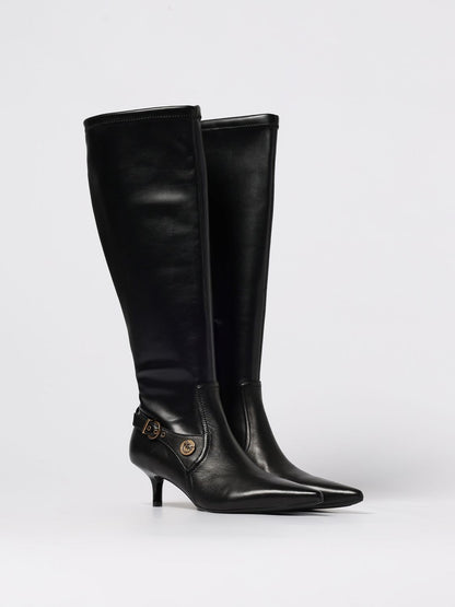 Pinko Flat Ankle Boots Woman Black
