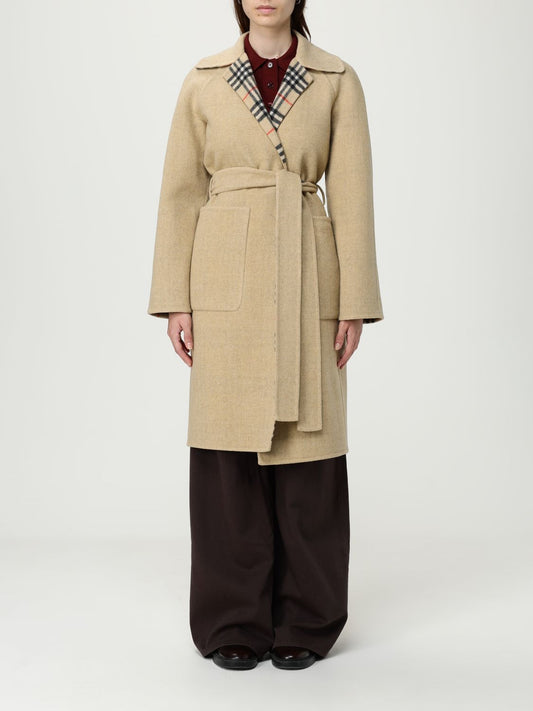 Burberry Coat Woman Sand