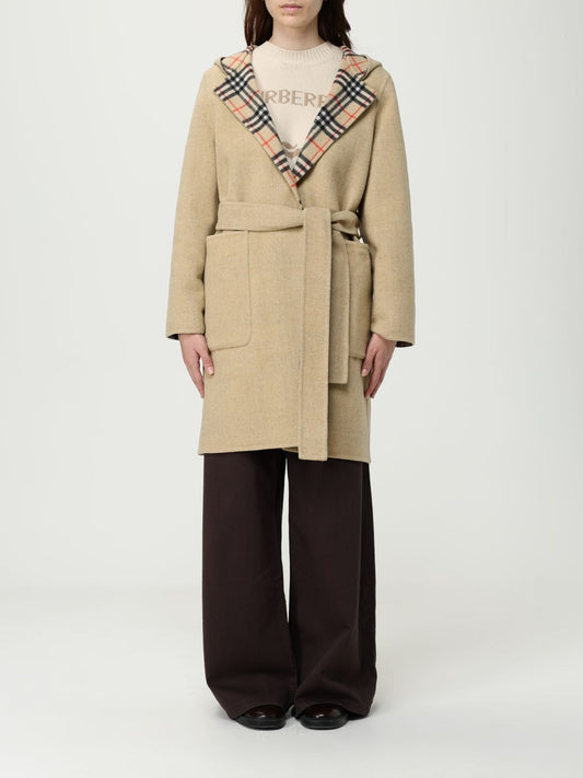 Burberry Coat Woman Sand