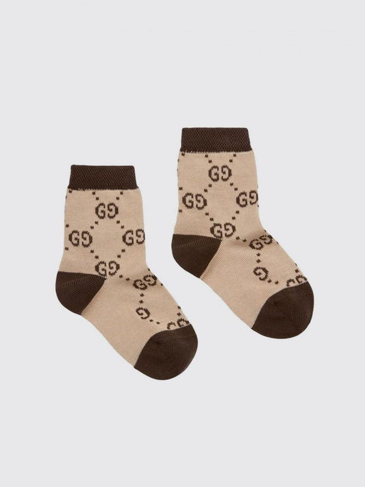 Gucci Socks Kids Beige