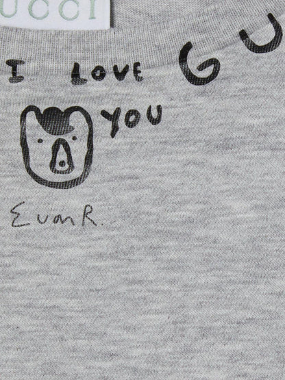 Gucci T Shirt Kids Grey