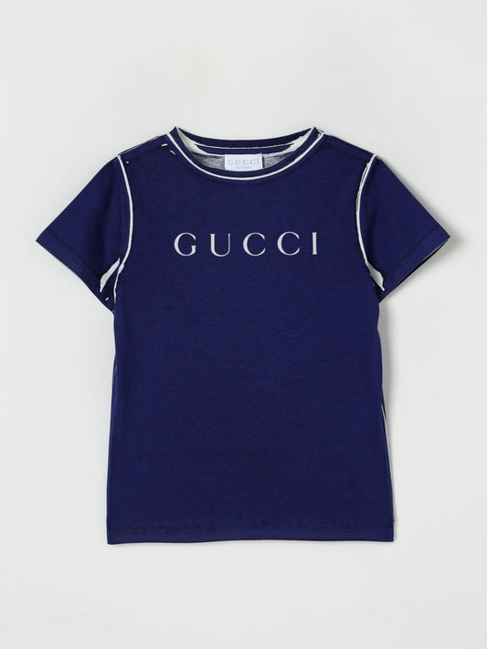 Gucci T Shirt Kids Blue