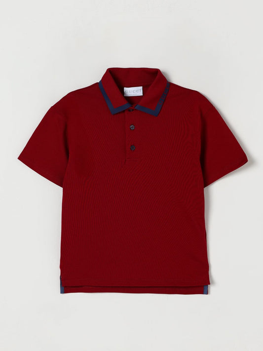 Gucci Polo Shirt Kids Red