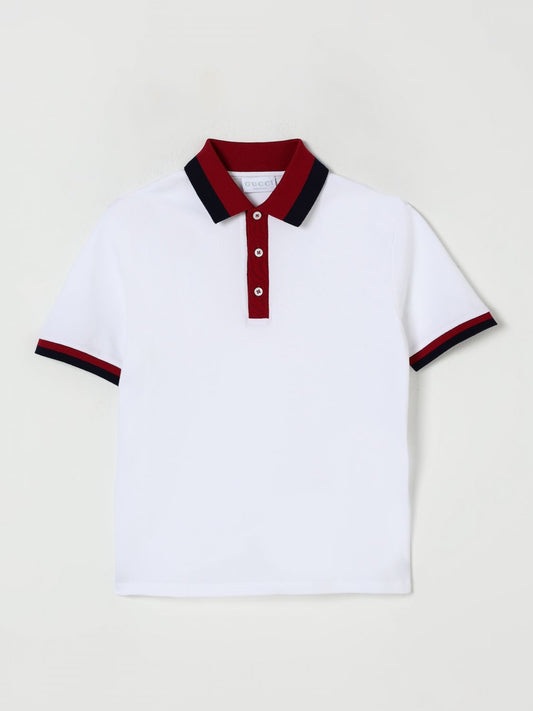 Gucci Polo Shirt Kids White