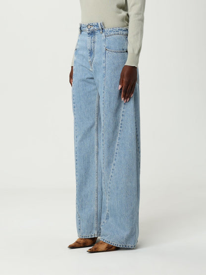Maison Margiela Jeans Woman Gnawed Blue
