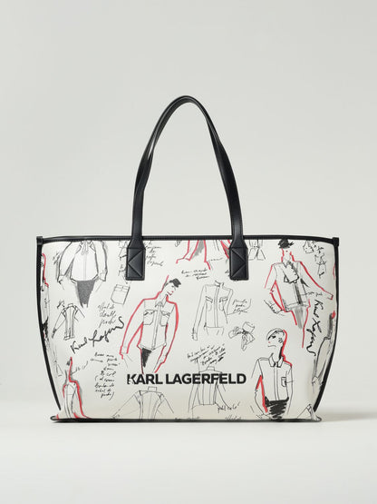 Karl Lagerfeld Shoulder Bag Woman White