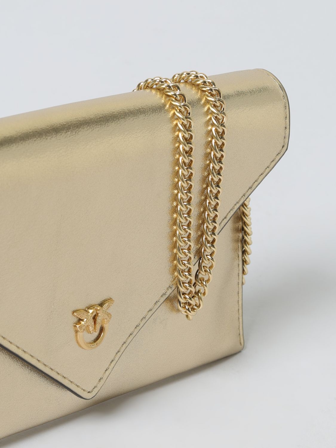 Pinko Crossbody Bag Woman Gold