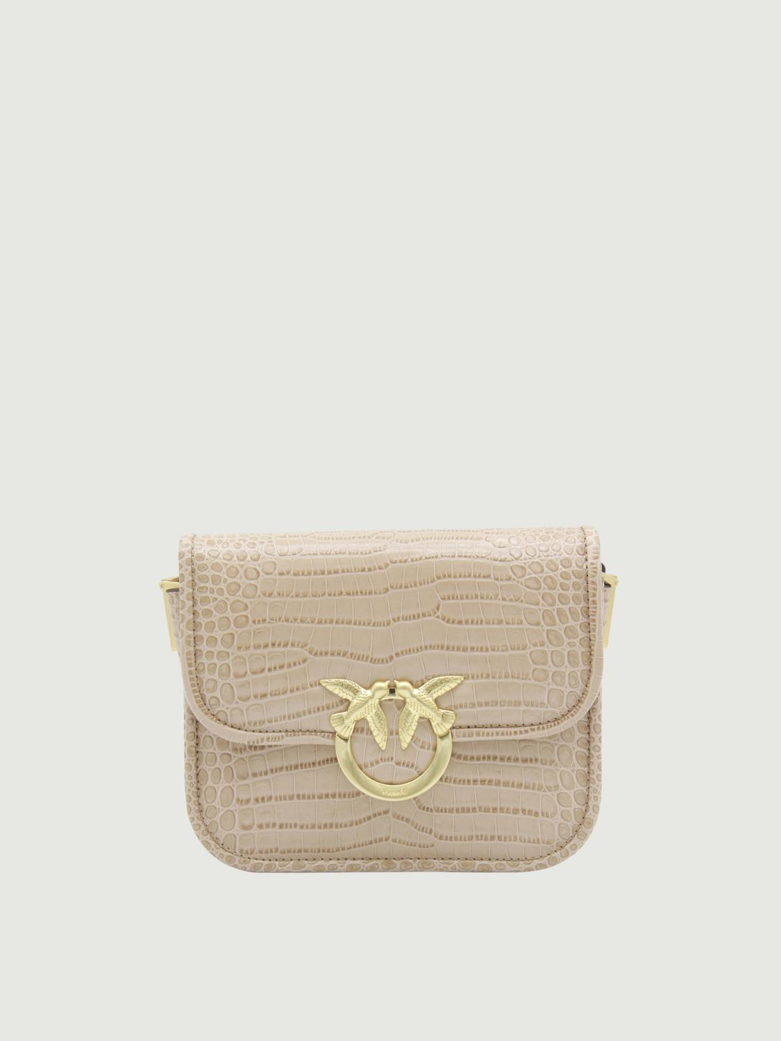 Pinko Shoulder Bag Woman Beige