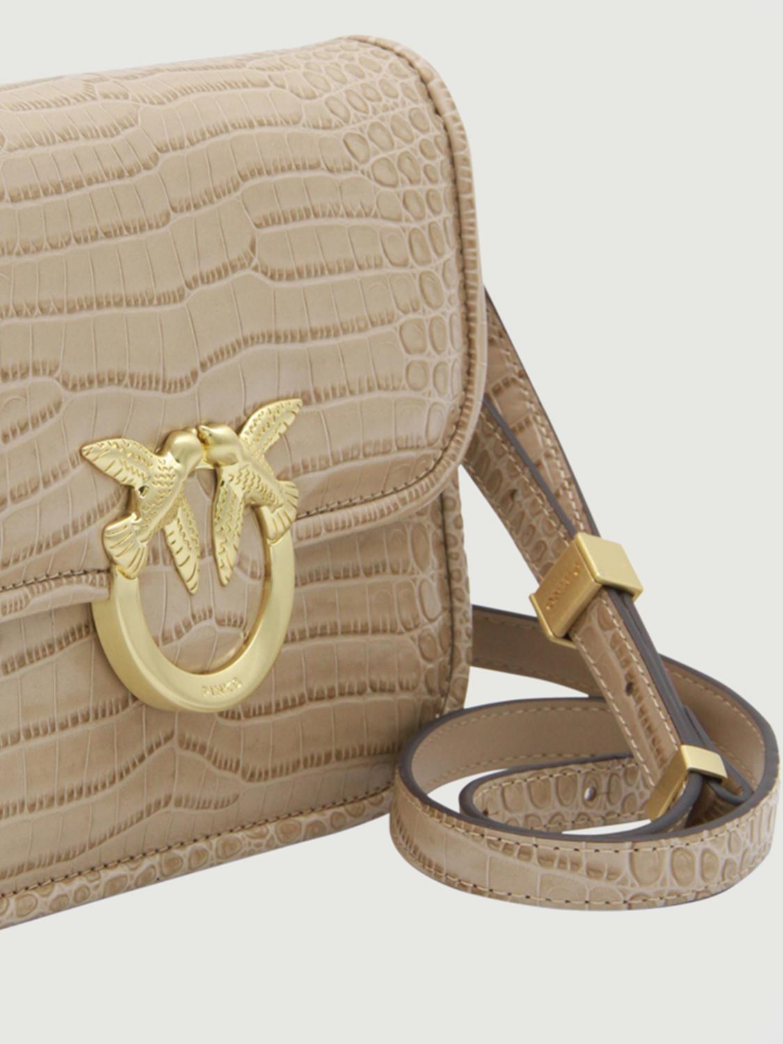 Pinko Shoulder Bag Woman Beige