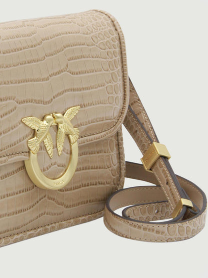 Pinko Shoulder Bag Woman Beige