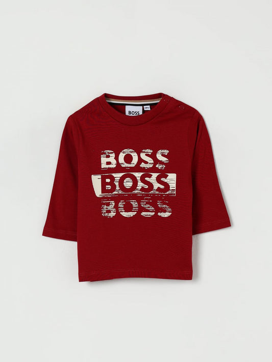 Boss T Shirt Kids Red