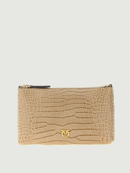 Pinko Shoulder Bag Woman Beige