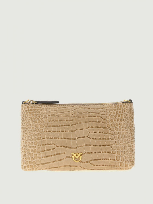 Pinko Shoulder Bag Woman Beige