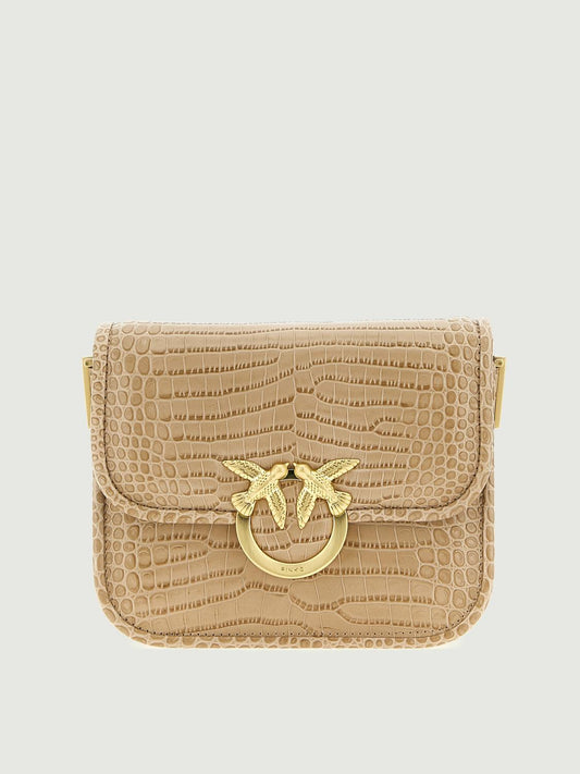 Pinko Shoulder Bag Woman Beige