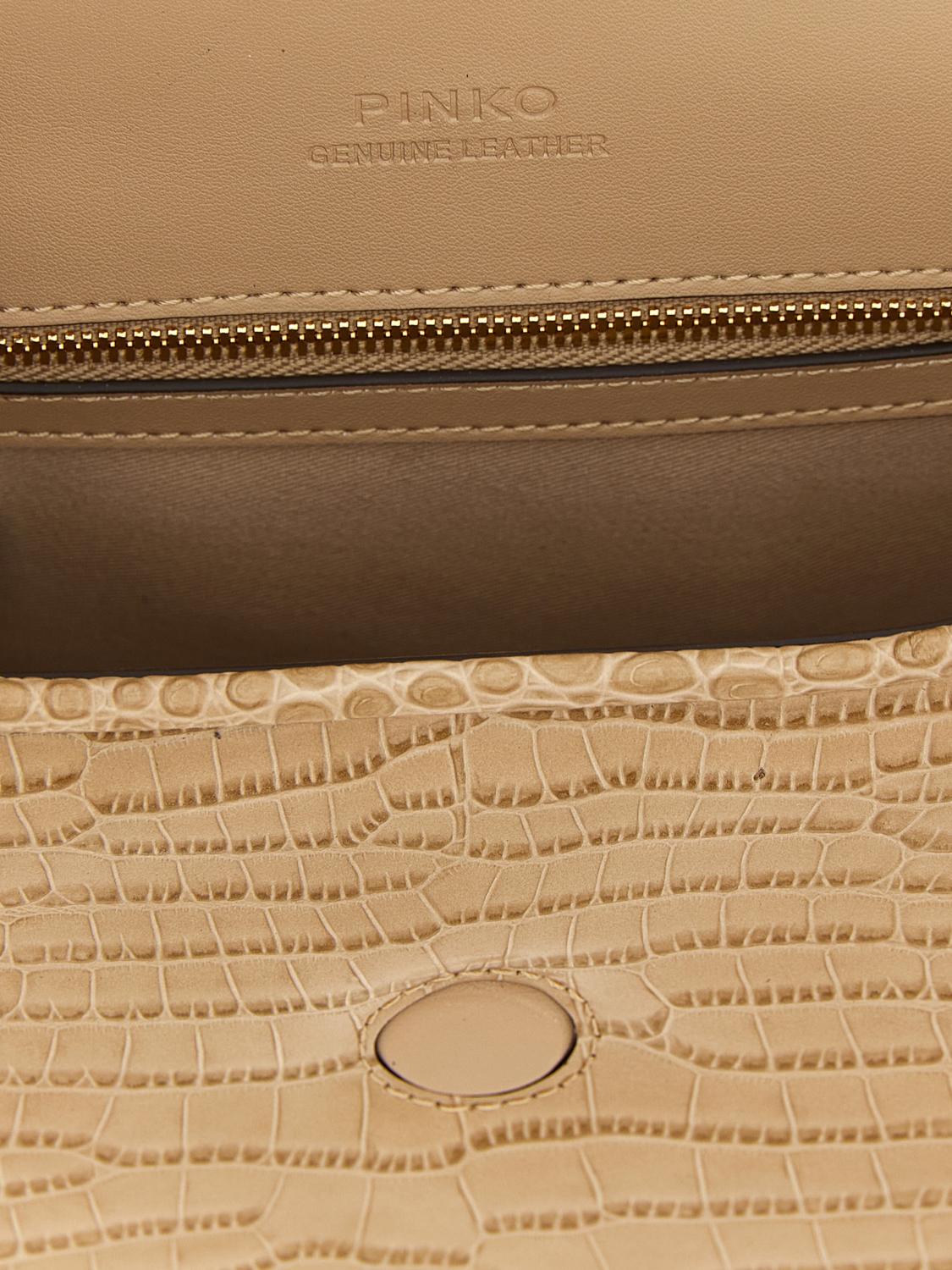 Pinko Shoulder Bag Woman Beige