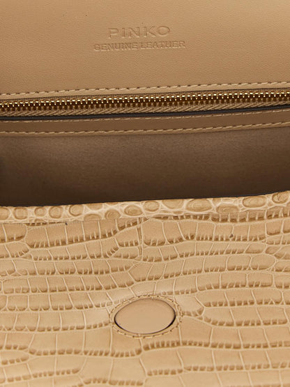 Pinko Shoulder Bag Woman Beige