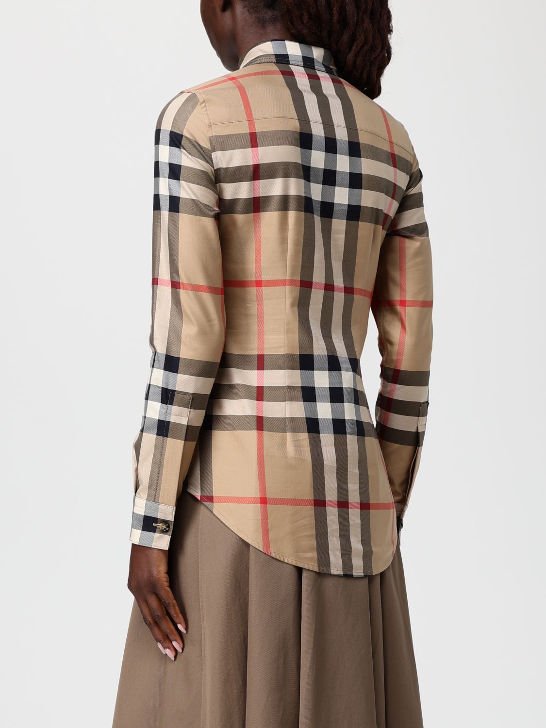 Burberry Shirt Woman Beige