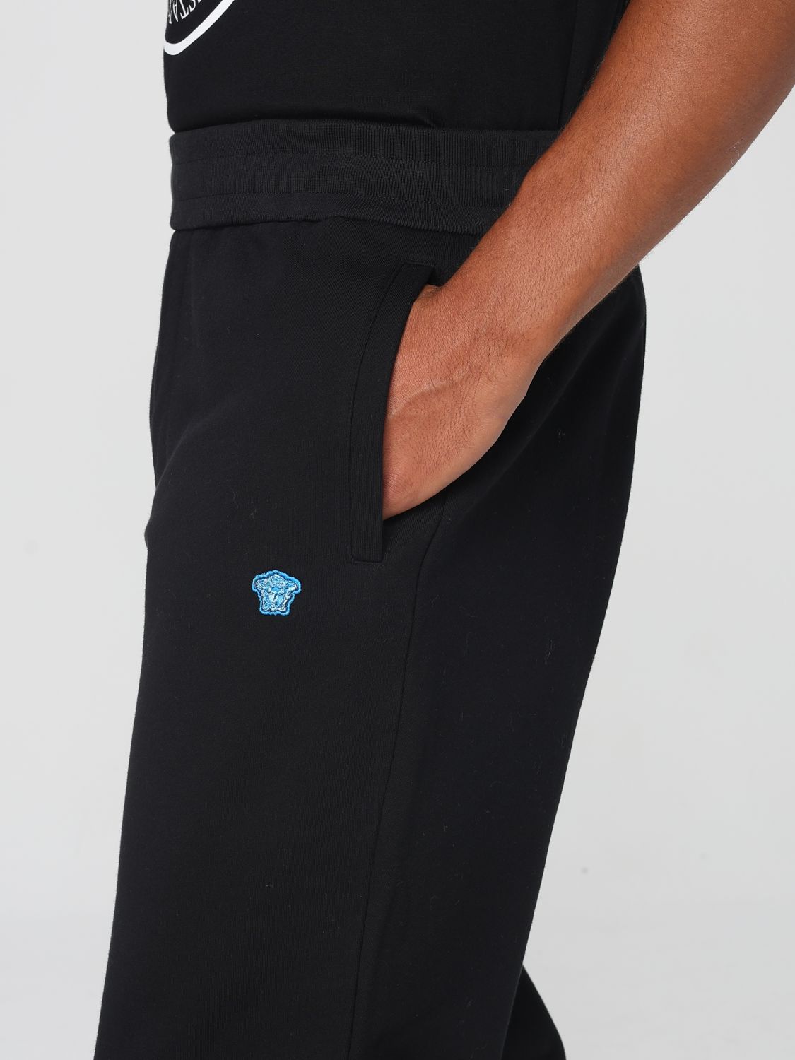 Versace Pants Men Black