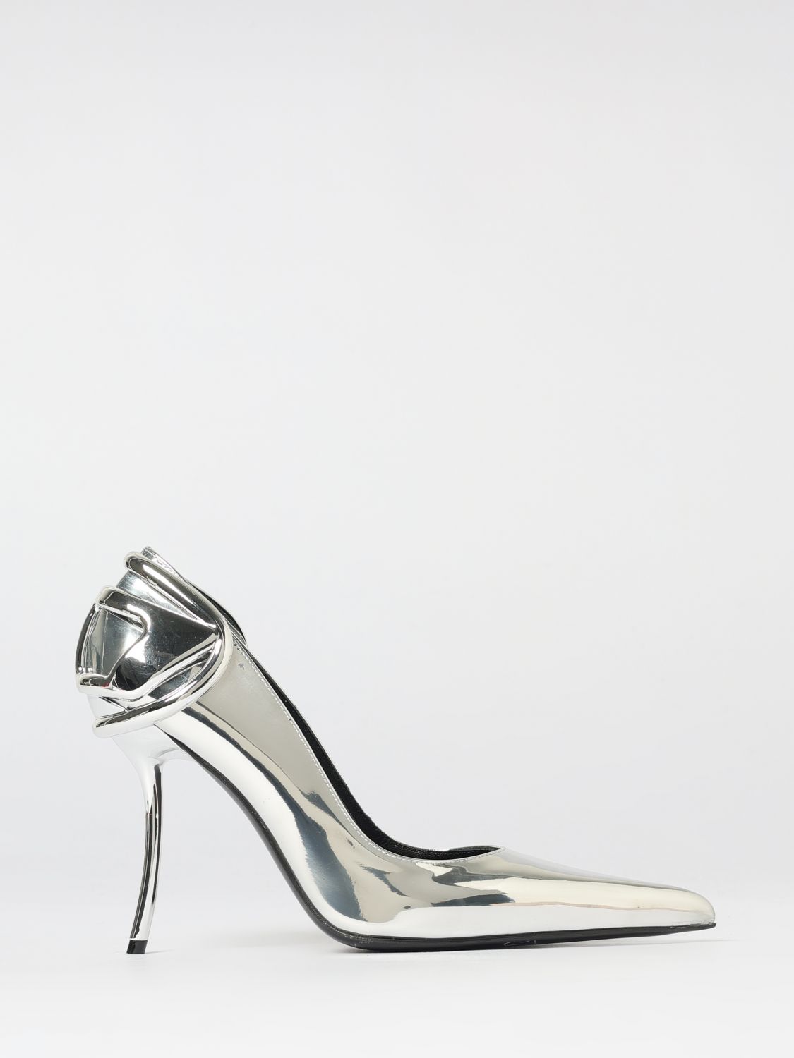 Diesel Pumps Woman Silver