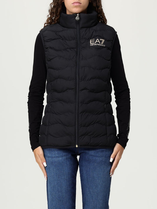 Ea7 Waistcoat Woman Black