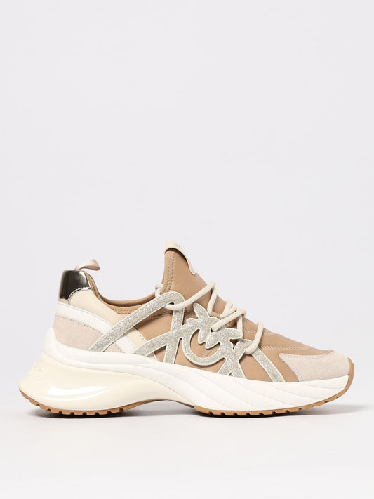 Pinko Sneakers Woman Beige