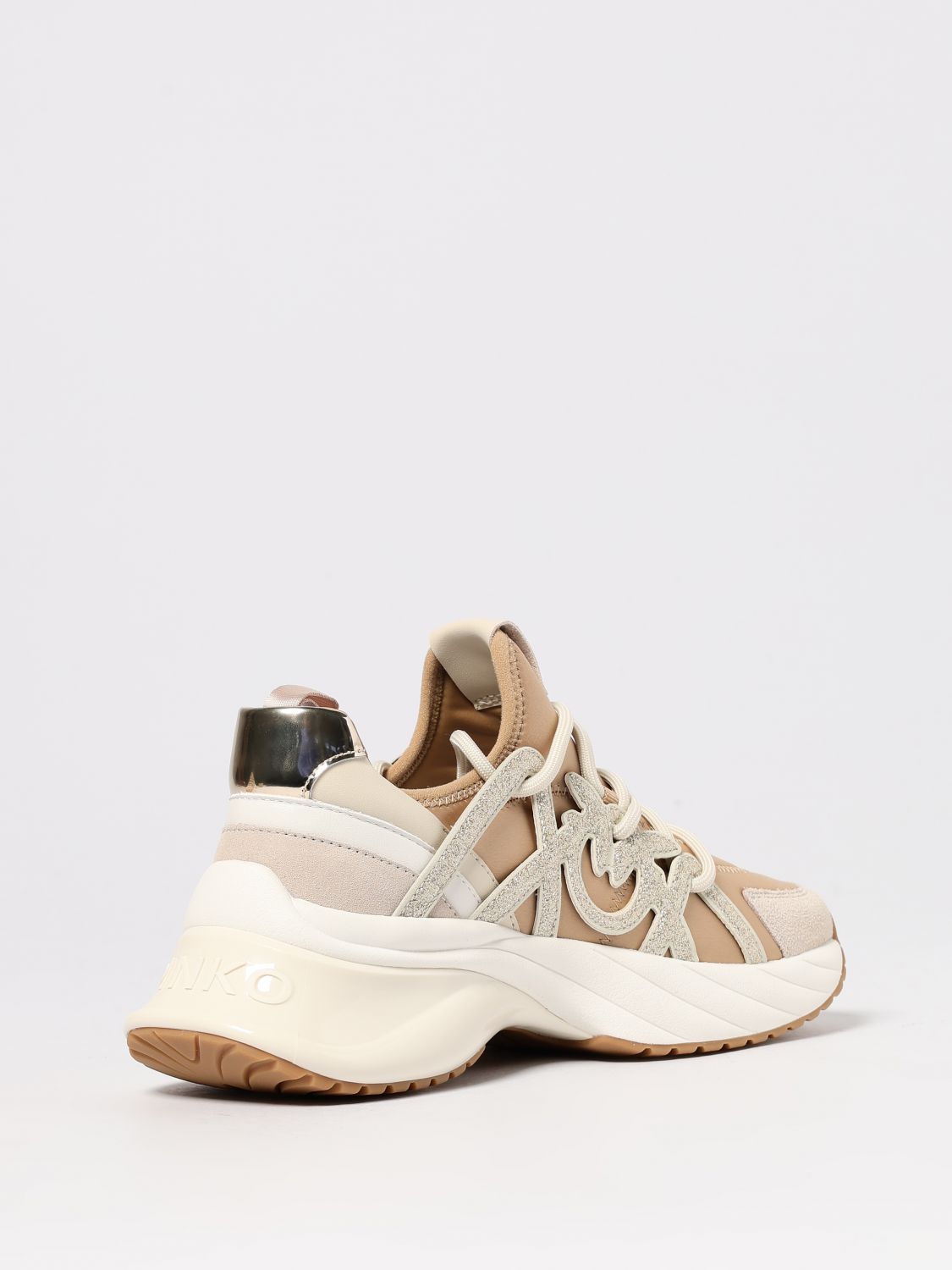 Pinko Sneakers Woman Beige