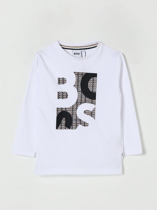Boss T Shirt Kids White