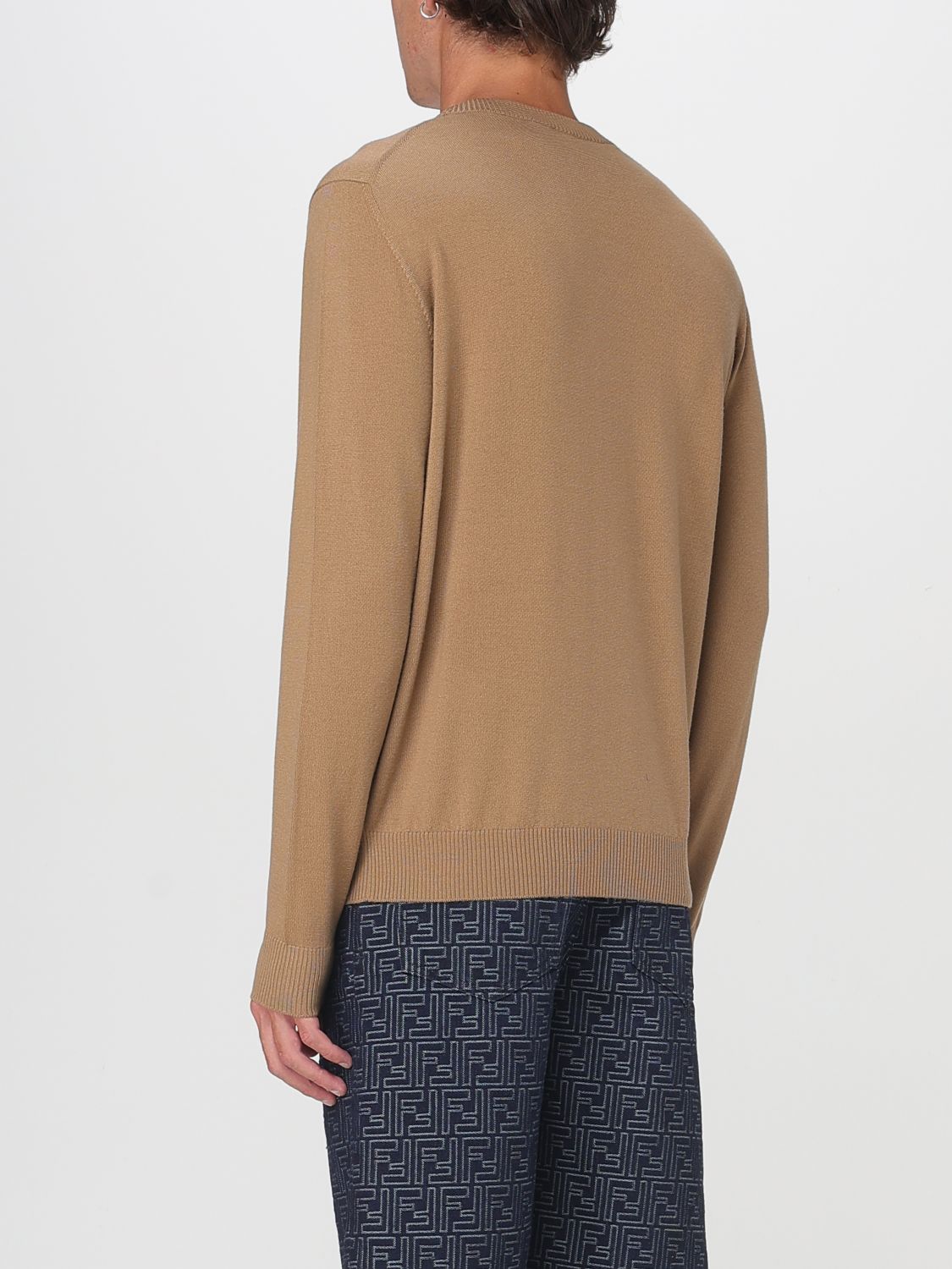 Fendi Sweater Men Brown