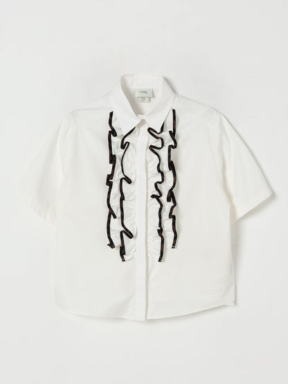 Fendi Shirt Kids White