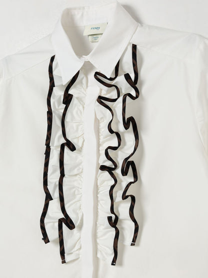 Fendi Shirt Kids White