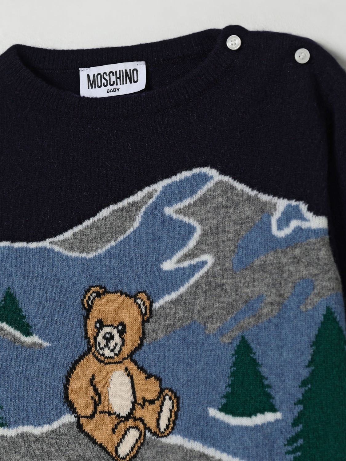 Moschino Sweater Kids Blue
