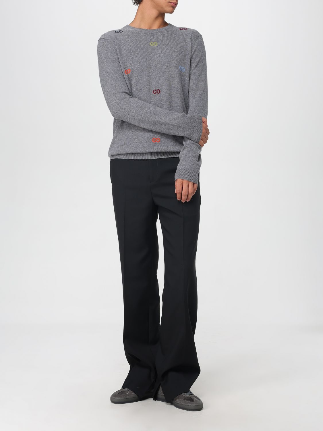 Gucci Sweater Men Grey