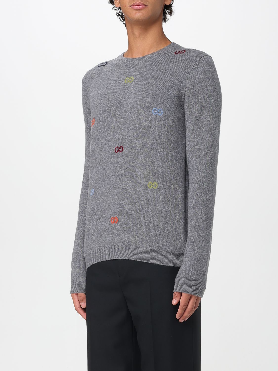 Gucci Sweater Men Grey