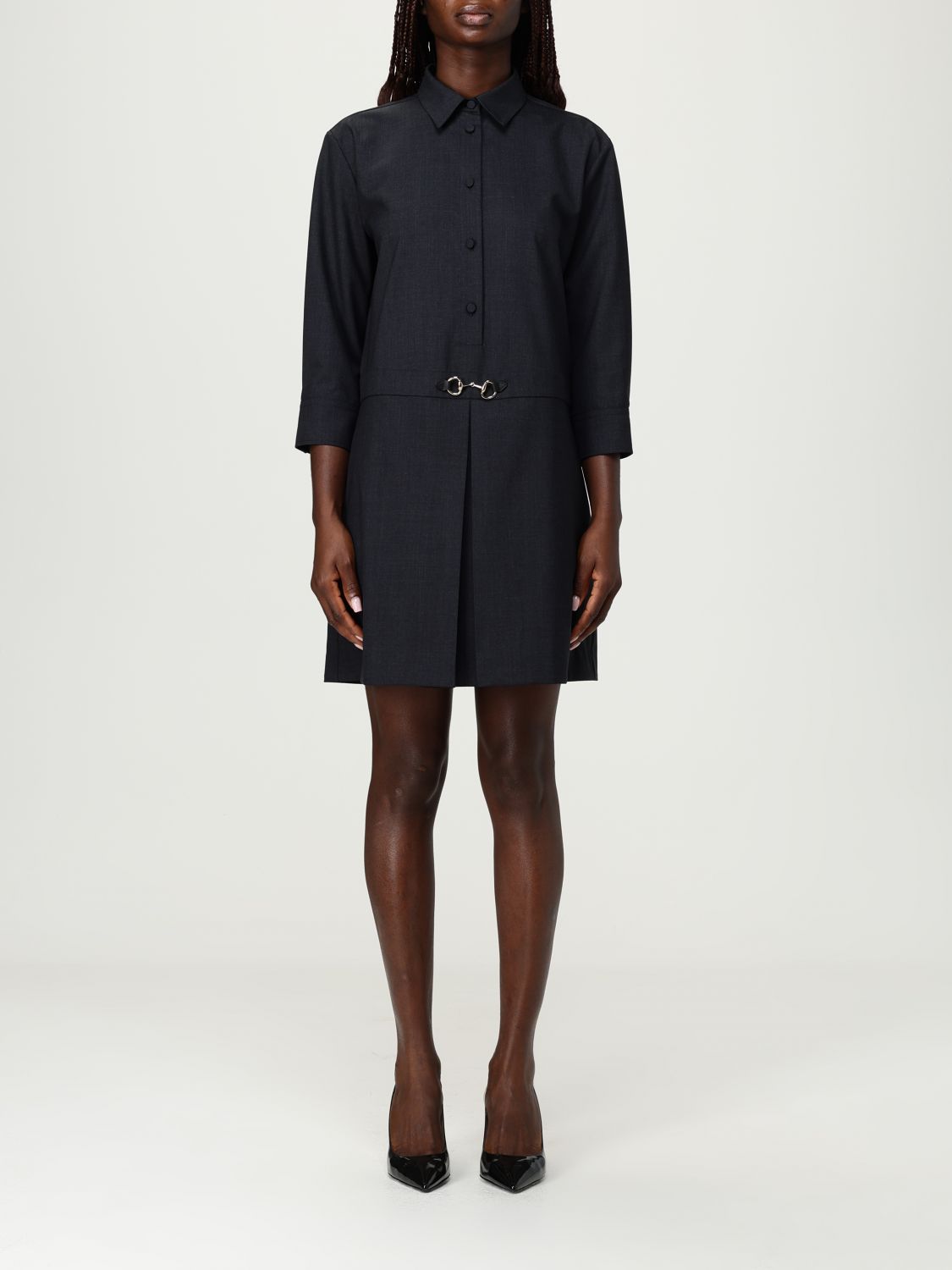 Gucci Dress Woman Grey