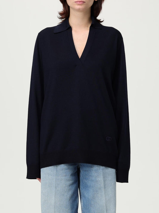 Gucci Polo Shirt Woman Navy
