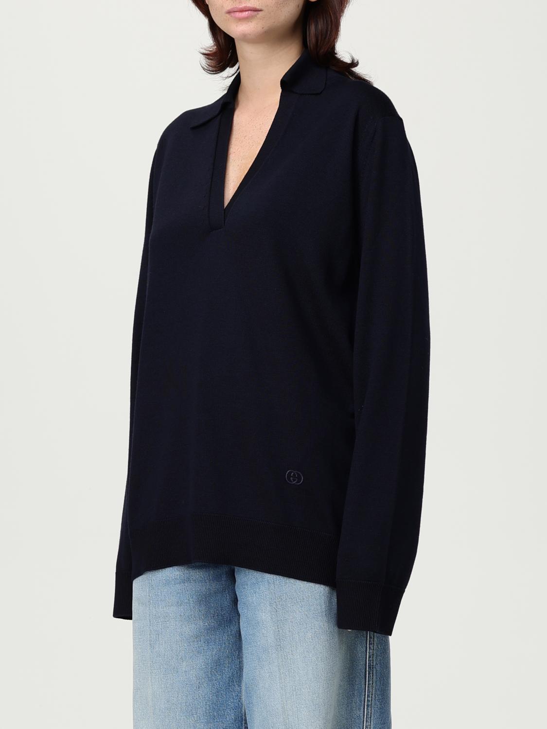 Gucci Polo Shirt Woman Navy