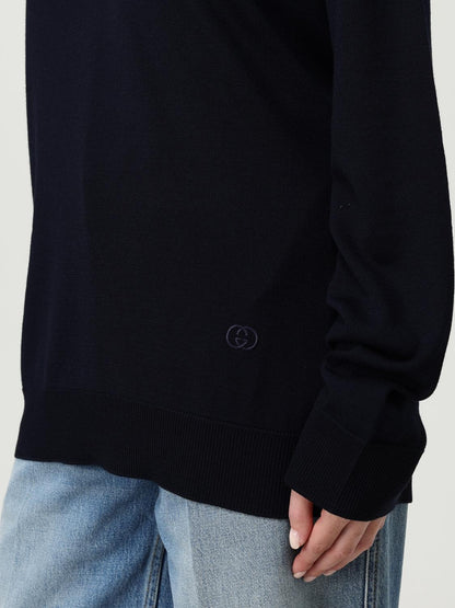 Gucci Polo Shirt Woman Navy