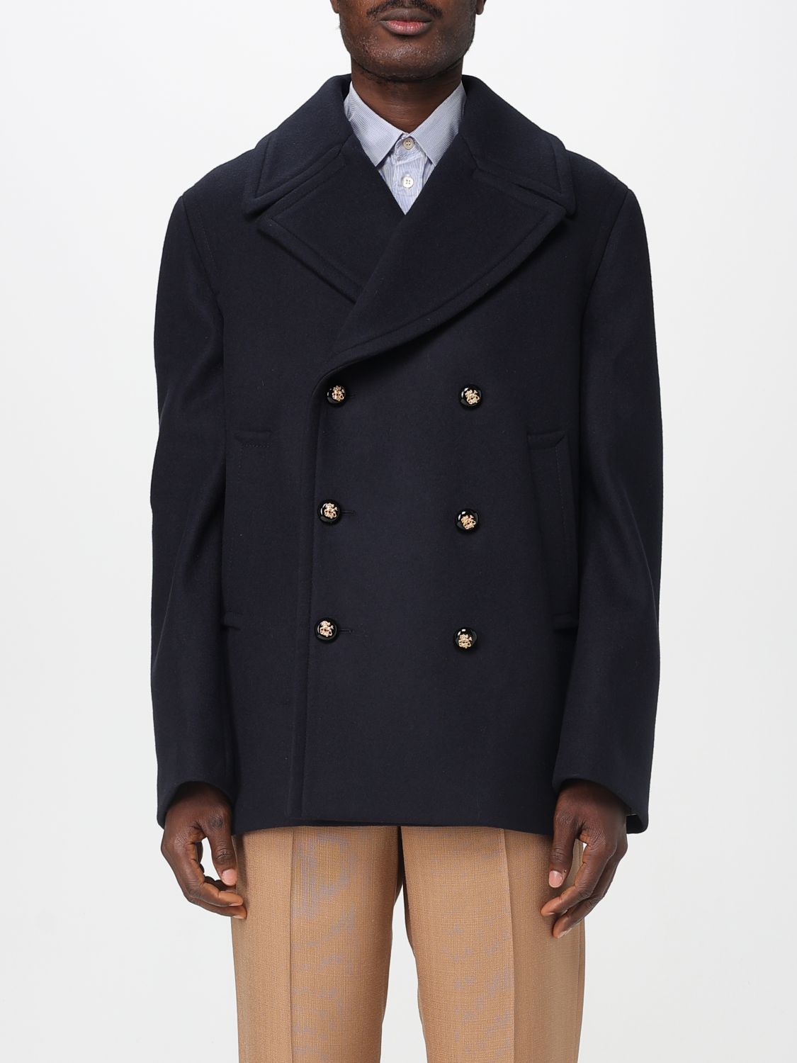 Valentino Coat Men Blue